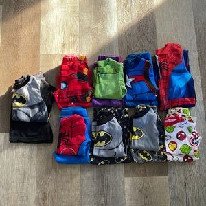 3T Superhero Pajamas Bundle